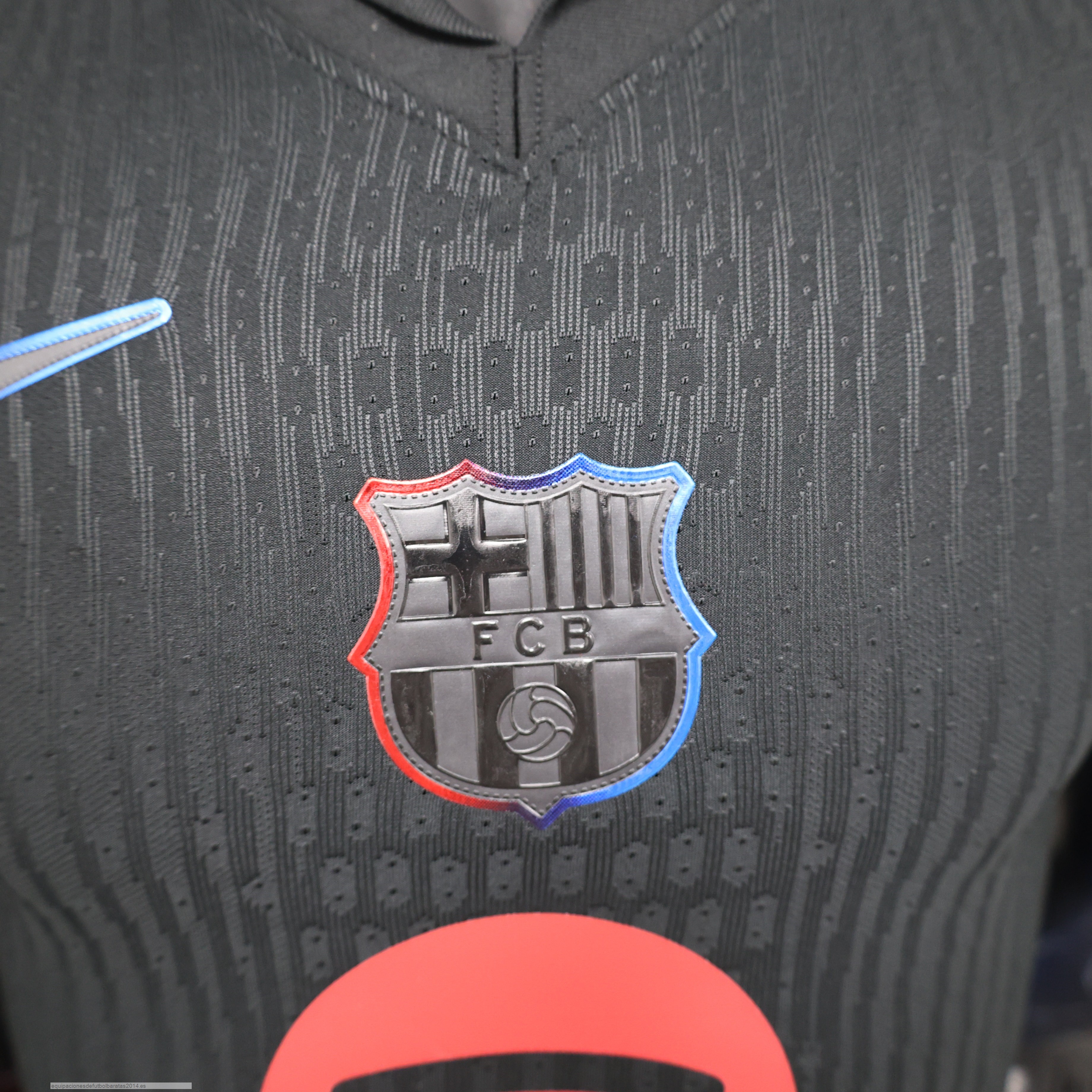 Nuevo 2ª Jugadores Camiseta Barcelona 24/25 I Negro Baratas